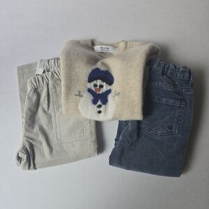 Boys Bonpoint 3 Combo 2 pants and a sweater all items are size 2
